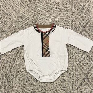 Burberry - Icon Plaid Onesie